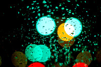 Rain and bokeh